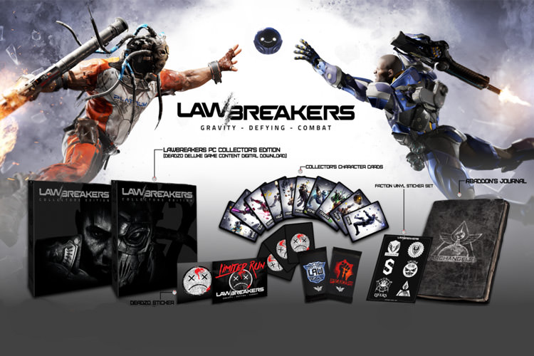 نسخه های فیزیکی بازی LawBreakers رونمایی شد
