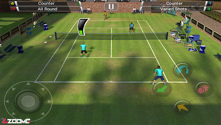 بازی موبایل Virtual Tennis Challenge