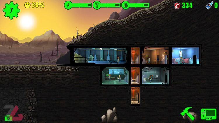 بازی موبایل Fallout Shelter