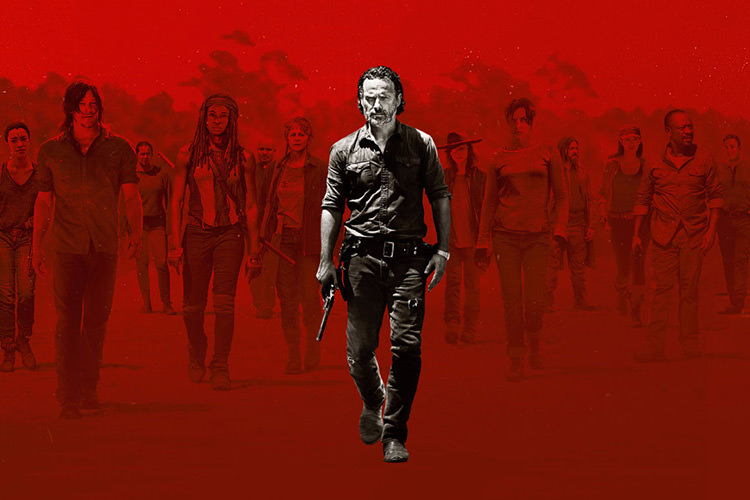 تصاویر پشت صحنه فصل هشتم سریال The Walking Dead منتشر شد
