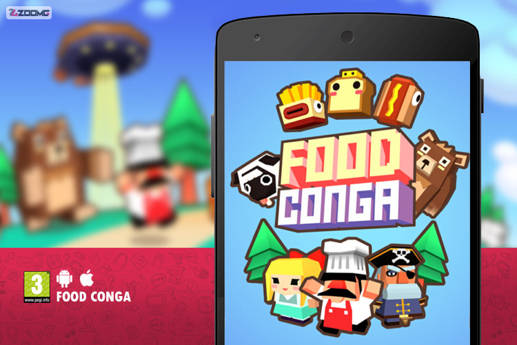 معرفی بازی موبایل Food Conga