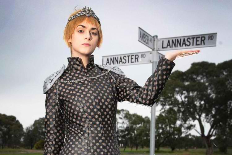 نامگذاری خیابان های یک شهر بر اساس شخصیت های سریال Game of Thrones