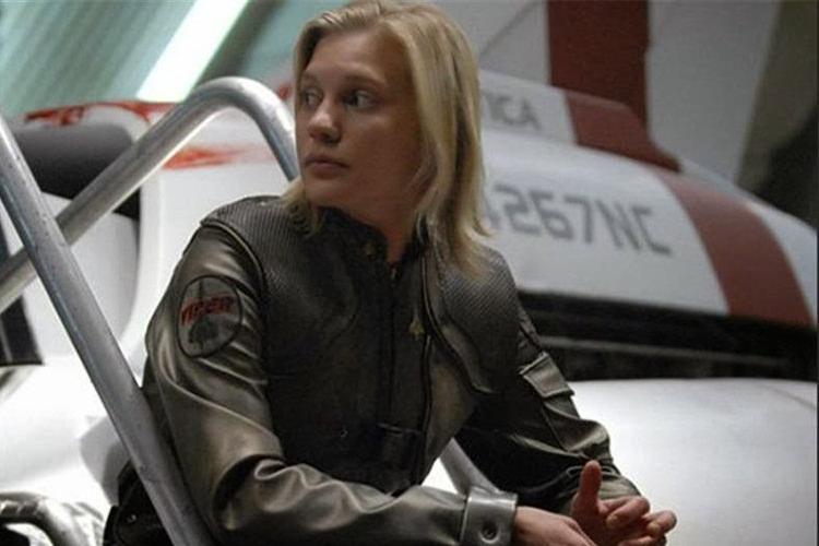Katee Sackhoff in Battlestar Galactica