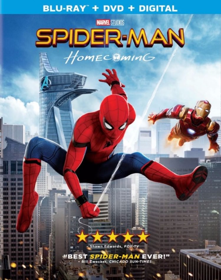 Spider-Man: Homecoming Bluray