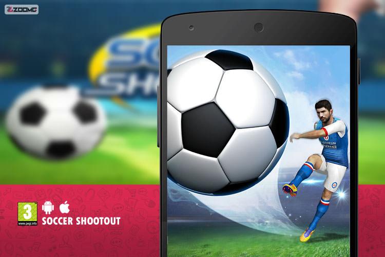 معرفی بازی موبایل Soccer Shootout