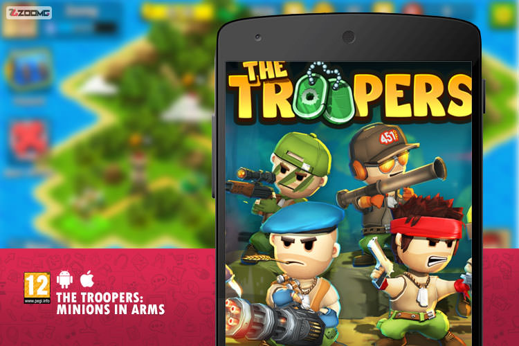 معرفی بازی موبایل The Troopers: Minions in Arms