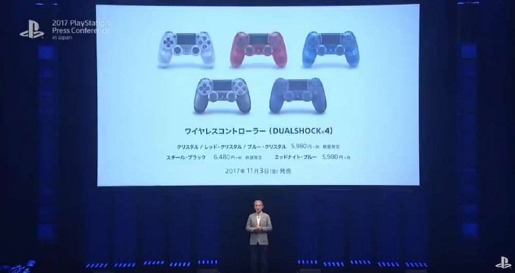 کنترلرهای DualShock 4 در TGS 2017