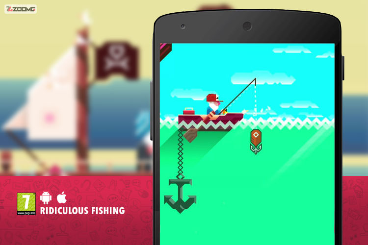 معرفی بازی موبایل Ridiculous Fishing