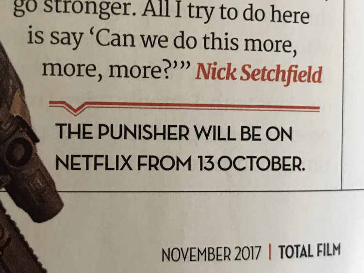 The Punisher Premiere Date 