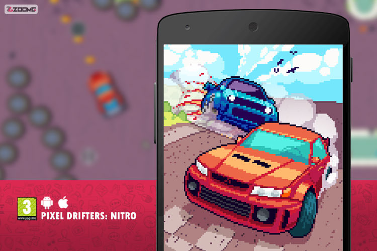 معرفی بازی موبایل Pixel Drifters: Nitro