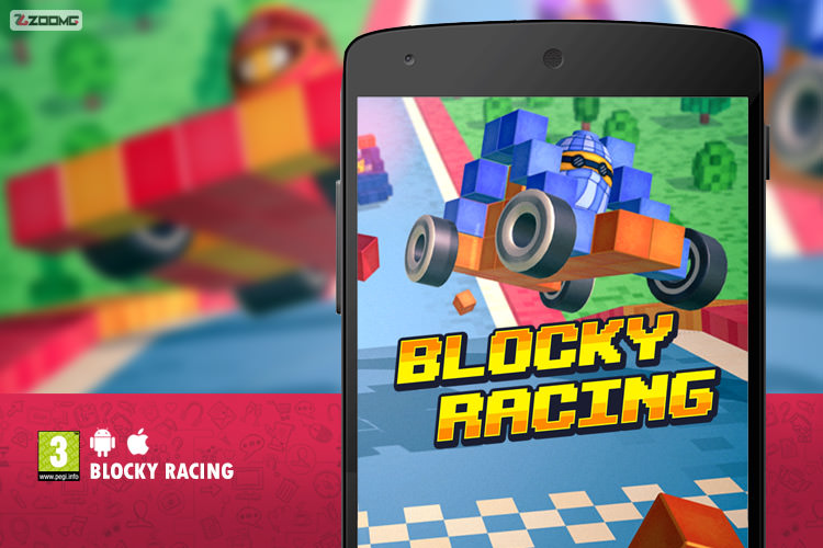 معرفی بازی موبایل Blocky Racing