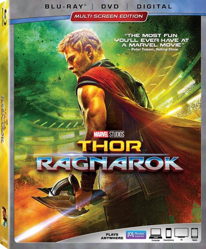 Thor: Ragnarok Cover Blueray