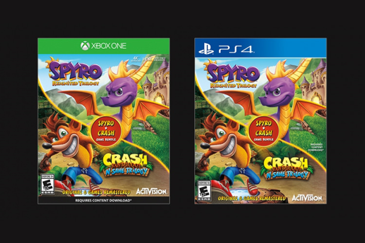 بازی Spyro Reignited Trilogy + Crash Bandicoot N. Sane Trilogy Bundle در ماه جاری منتشر می‌شود 