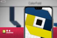 معرفی بازی موبایل ColorFold؛ تاکردن روبان‌های رنگی