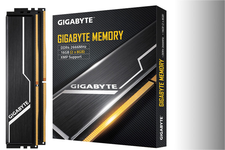 گیگابایت از حافظه‌ DDR4 جدید خود رونمایی کرد