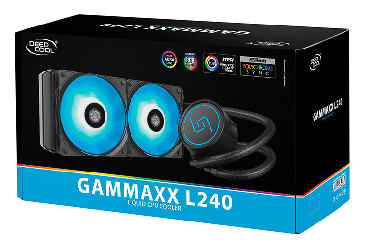 DeepCool از خنک کننده‌ی GAMMAXX L240 مجهز به نورپردازی RGB رونمایی کرد