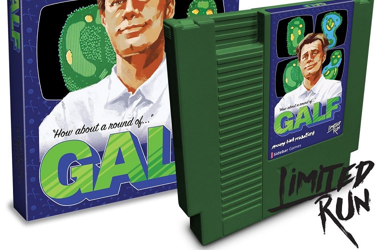 بازی GALF در قالب کارتریج برای کنسول قدیمی NES عرضه می‌شود