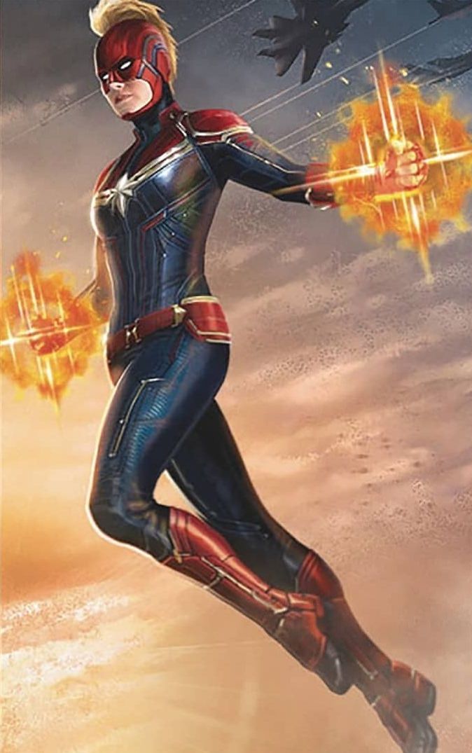 Captain Marvel Promo Art