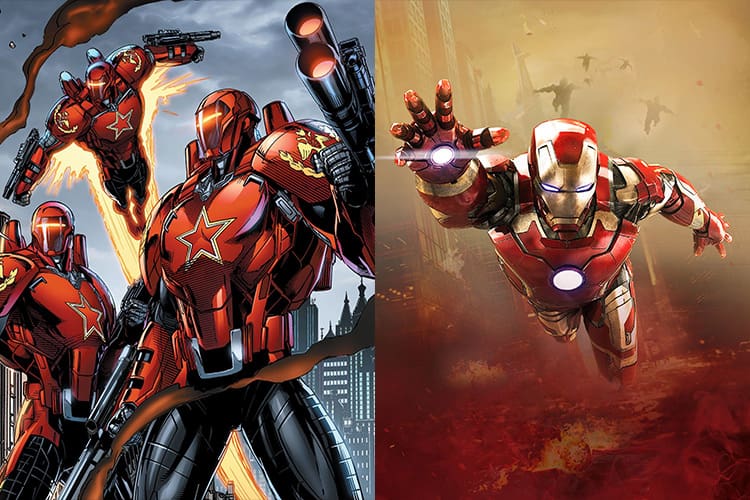 Iron Man vs Rocket Red