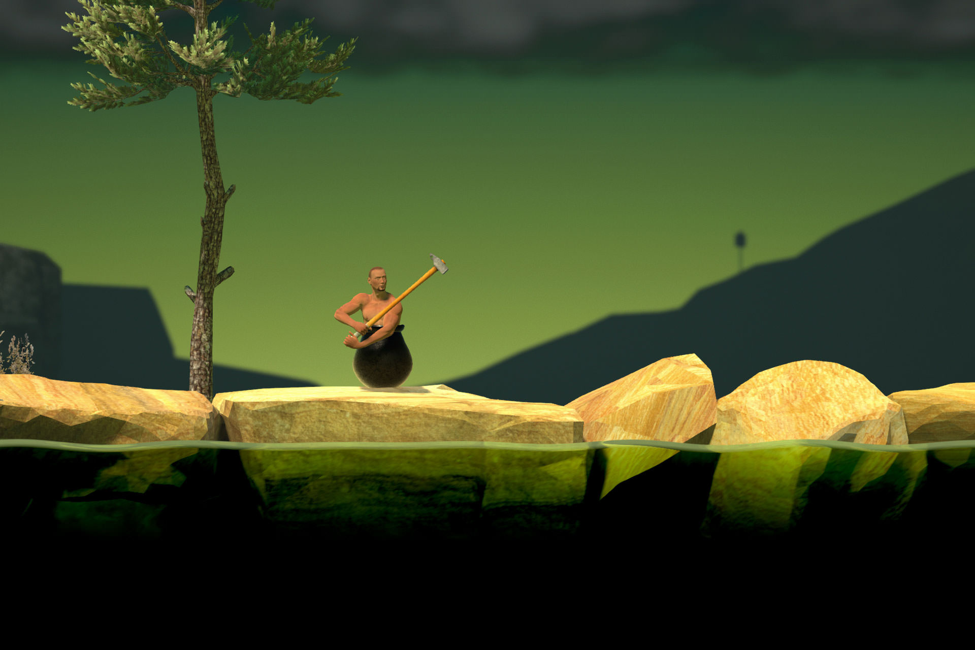 Getting over it with bennett foddy steam фото 115