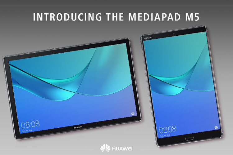 هواوی تبلت مدیاپد M5‌ را با نمایشگر ۸.۴ و ۱۰.۸ اینچی معرفی کرد
