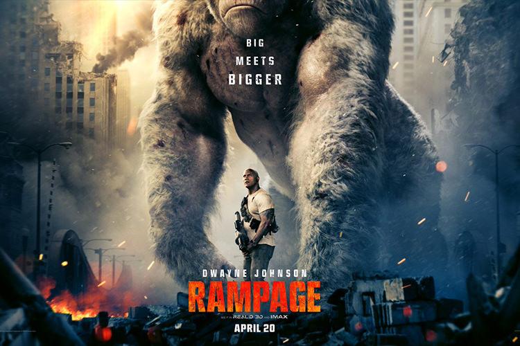 اولین تریلر بین المللی فیلم Rampage منتشر شد
