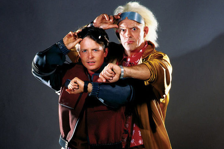شخصیت‌های دکتر براون و مارتی مک‌فلای در فیلم Back to the Future