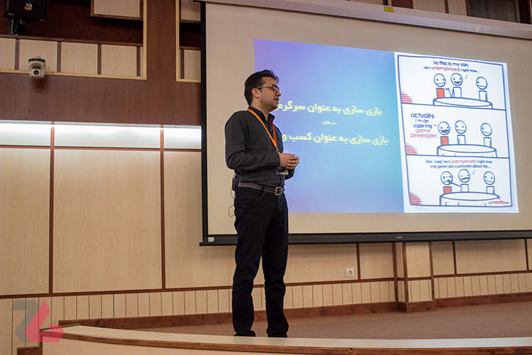 حسین مزروعی  اولین رویداد مشترک کافه بازار و آواگیمز