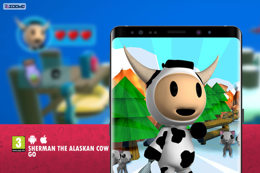معرفی بازی موبایل Sherman the Alaskan Cow GO