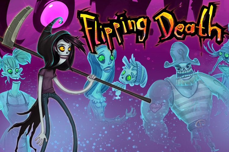 Flipping на русский. Игра flipping Death. Zoink flipping Death. Смерть. Flipping Death (ps4).
