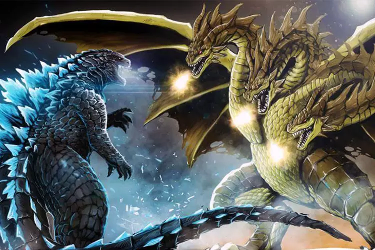 تصویر جدید کینگ گیدورا در فیلم Godzilla: King of the Monsters