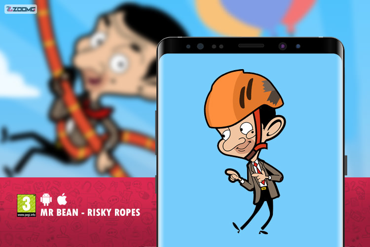 معرفی بازی موبایل Mr Bean - Risky Ropes