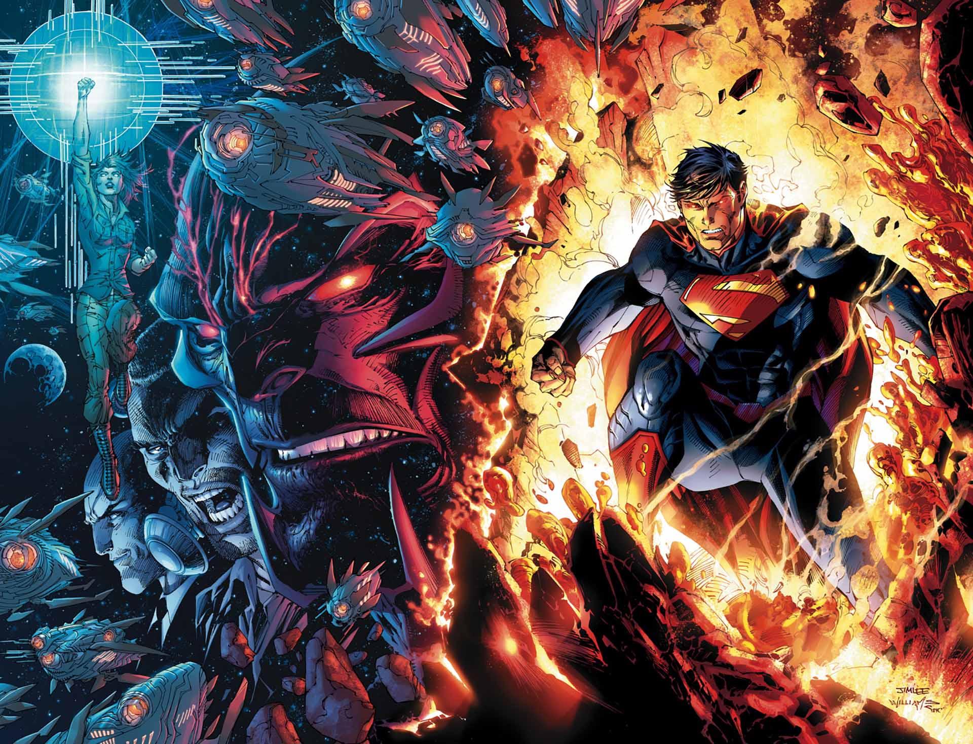 darkseid - superman - lex luther