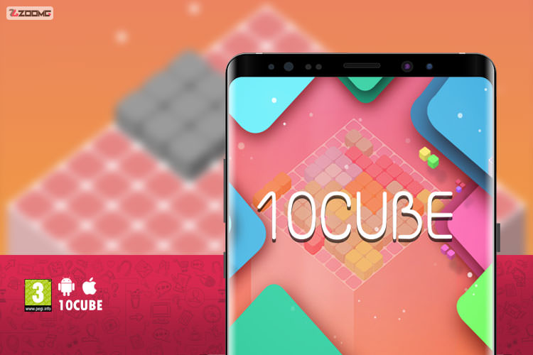 معرفی بازی موبایل 10Cube؛ معمای مکعب‌های رنگی