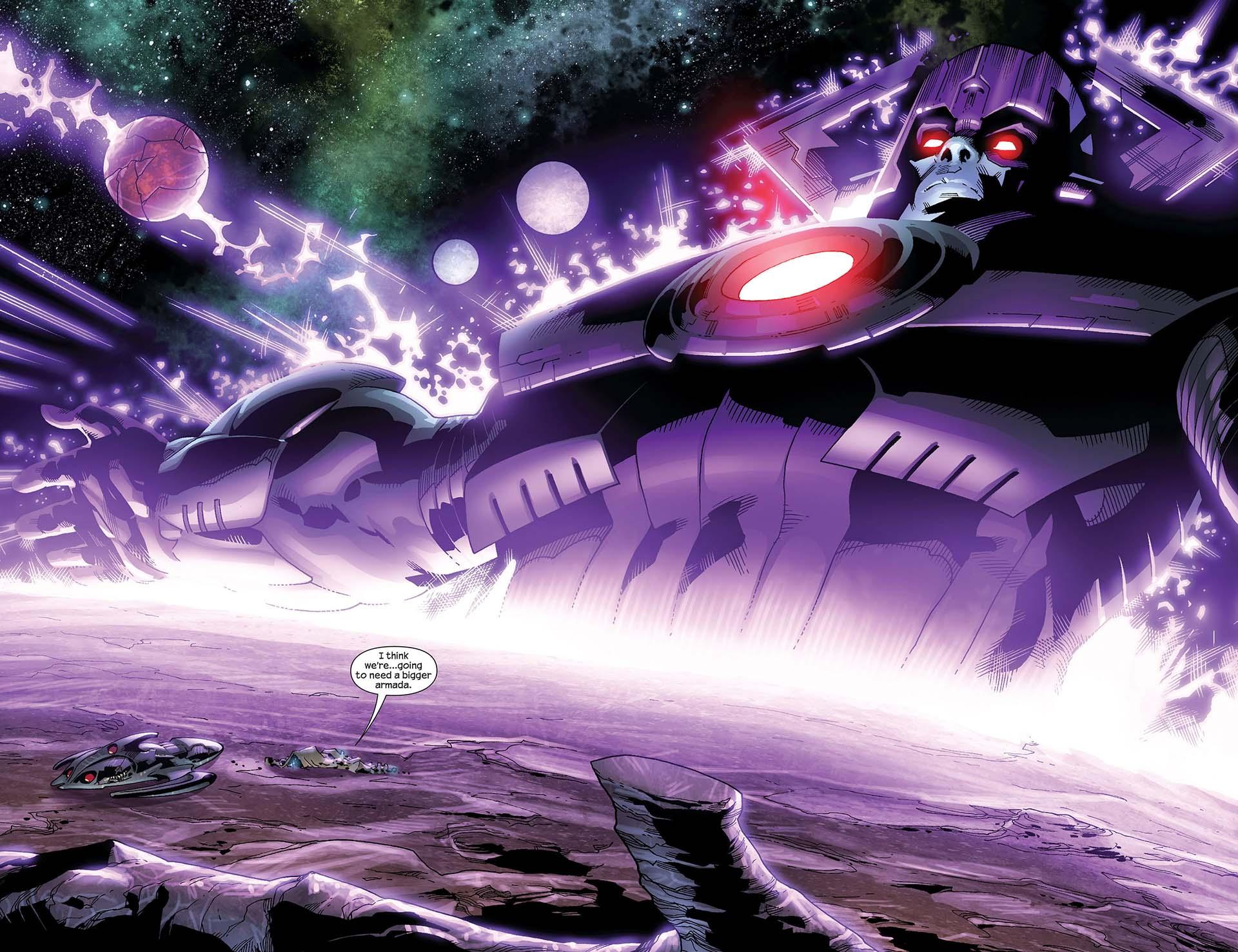Galactus - marvel comics - گالاکتوس - مارول - چهار شگفت انگیز