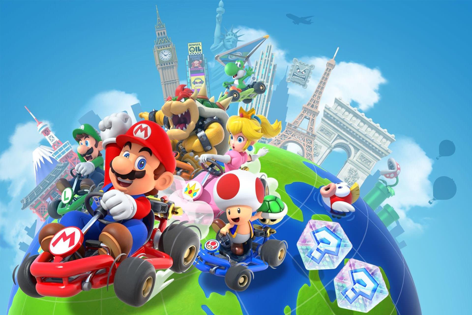 بررسی بازی موبایل Mario Kart Tour