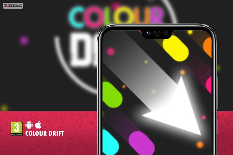 معرفی بازی موبایل Colour Drift؛ نجات پیکان از دست نقطه‌های رنگی