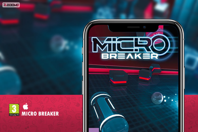 معرفی بازی  Micro Breaker : آجر شکنی نئونی و سه بعدی