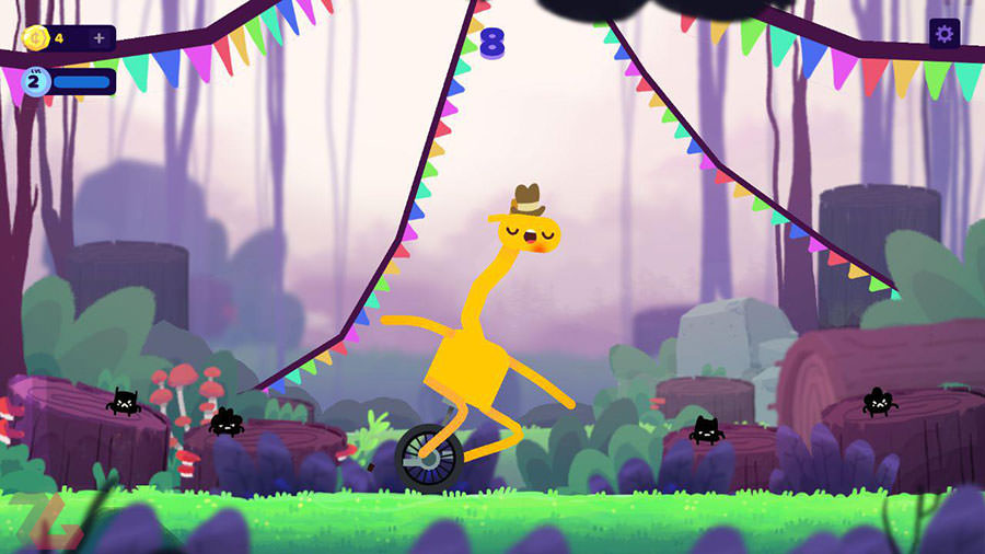 بازی موبایل Unicyle Giraffe
