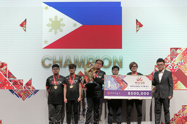 نماینده فیلیپین قهرمانی بازی Dota 2 در رویداد WESG را به‌ دست آورد