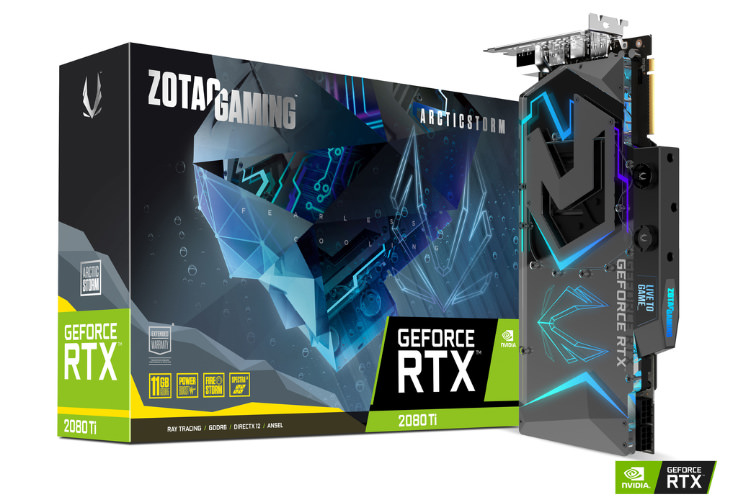 کمپانی ZOTAC از کارت گرافیک GeForce RTX 2080 Ti ArcticStorm رونمایی کرد