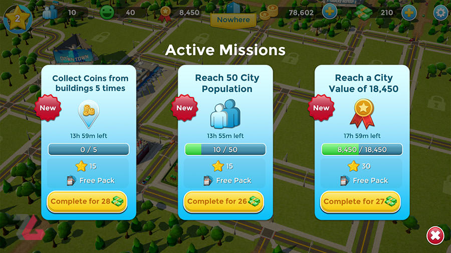 بازی موبایل Citytopia