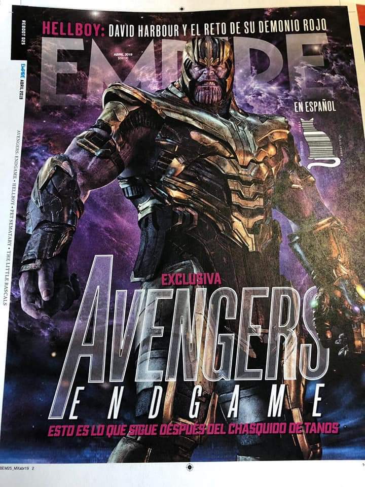 Avengers: Endgame Empire Cover