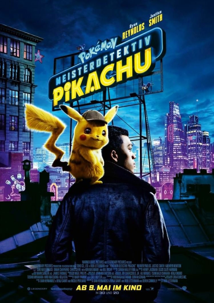 پوستر بین المللی فیلم Pokemon: Detective Pikachu