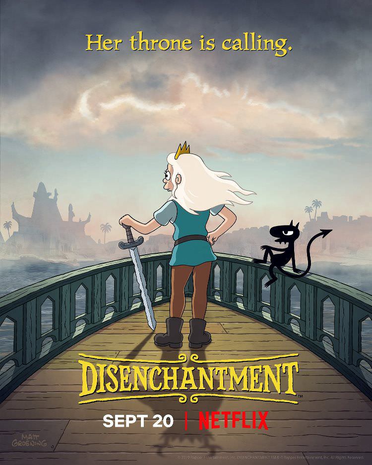 پوستر بخش دوم فصل اول سریال Disenchantment