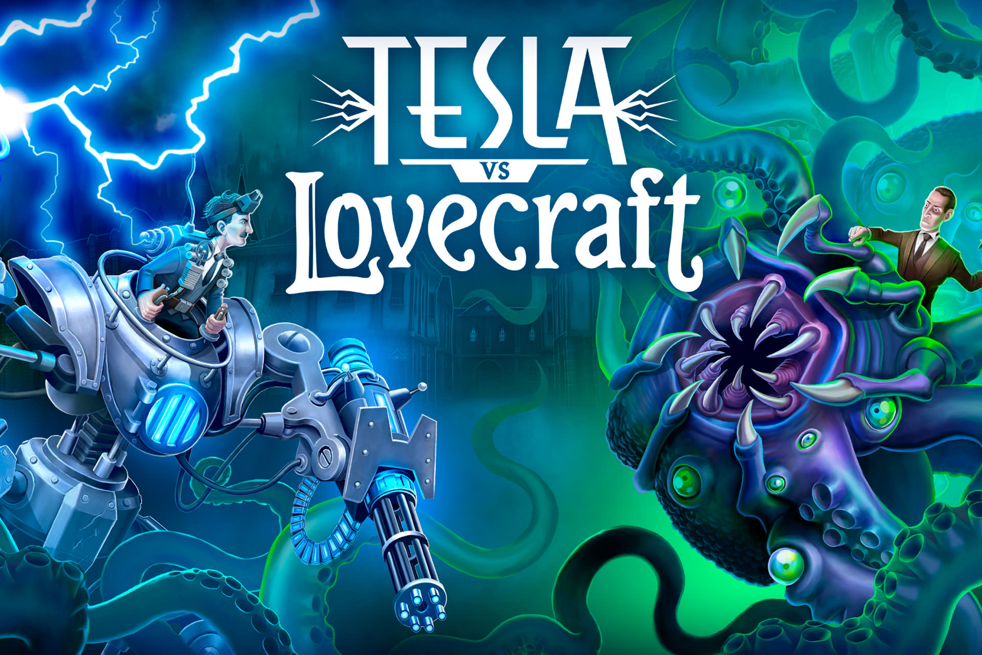 بررسی بازی موبایل Tesla vs Lovecraft