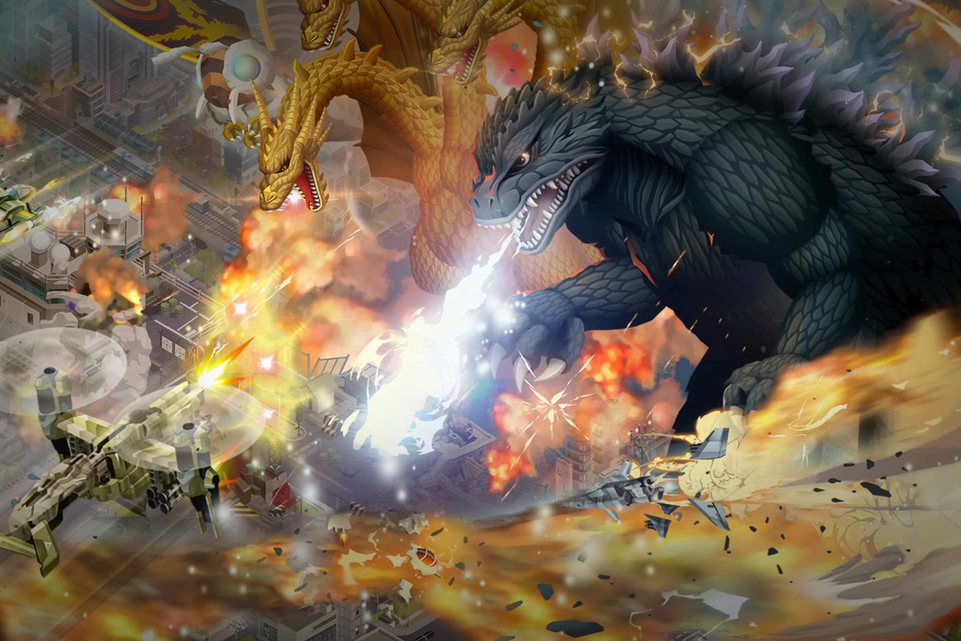 بررسی بازی موبایل Godzilla Defense Force