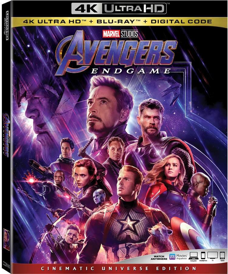 تصویر روی جلد بلوری فیلم Avengers: Endgame
