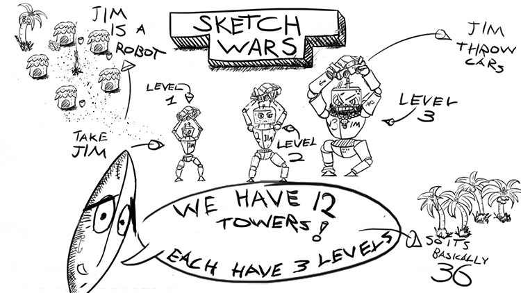 بازی Sketch Wars