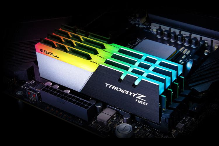 G.SKILL از حافظه‌های جدید Trident Z Neo مجهز به نورپردازی RGB رونمایی کرد